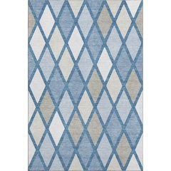 Premium Machine Washable Mayfield AMF887 Denim 2'6" x 3'10" Rug