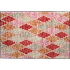 Premium Machine Washable Mayfield AMF887 Pink 1'8" x 2'6" Rug
