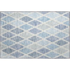 Premium Machine Washable Mayfield AMF887 Sky 1'8" x 2'6" Rug