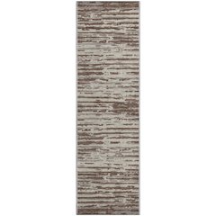 Premium Machine Washable Mayfield AMF888 Brown 2'3" x 7'6" Runner Rug