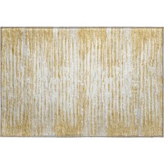 Premium Machine Washable Mayfield AMF888 Gold 1'8" x 2'6" Rug