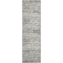 Premium Machine Washable Mayfield AMF888 Gray 2'3" x 7'6" Runner Rug