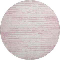 Premium Machine Washable Mayfield AMF888 Pink 8' x 8' Round Rug