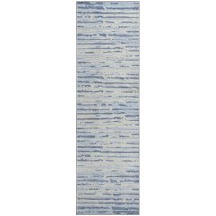 Premium Machine Washable Mayfield AMF888 Sky 2'3" x 7'6" Runner Rug
