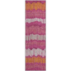 Premium Machine Washable Mayfield AMF889 Blush 2'3" x 7'6" Runner Rug