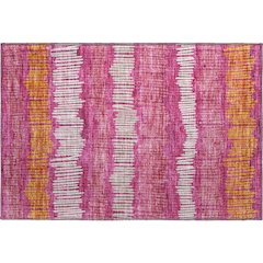 Premium Machine Washable Mayfield AMF889 Blush 1'8" x 2'6" Rug