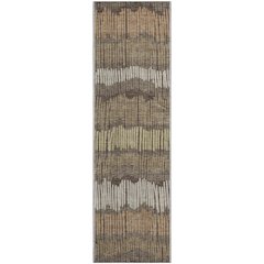 Premium Machine Washable Mayfield AMF889 Brown 2'3" x 7'6" Runner Rug