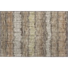 Premium Machine Washable Mayfield AMF889 Brown 1'8" x 2'6" Rug