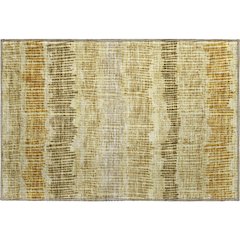 Premium Machine Washable Mayfield AMF889 Gold 1'8" x 2'6" Rug