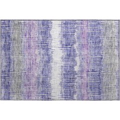 Premium Machine Washable Mayfield AMF889 Purple 1'8" x 2'6" Rug