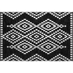 Premium Machine Washable Mayfield AMF891 Black 1'8" x 2'6" Rug