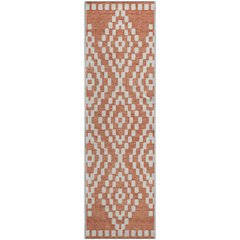 Premium Machine Washable Mayfield AMF891 Salmon 2'3" x 7'6" Runner Rug