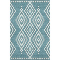 Premium Machine Washable Mayfield AMF891 Teal 2'6" x 3'10" Rug