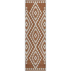 Premium Machine Washable Mayfield AMF891 Terracotta 2'3" x 7'6" Runner Rug