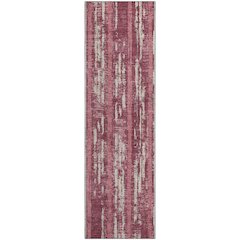 Premium Machine Washable Mayfield AMF892 Blush 2'3" x 7'6" Runner Rug