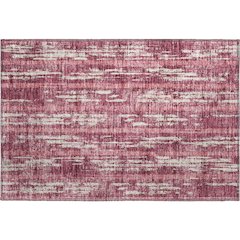 Premium Machine Washable Mayfield AMF892 Blush 1'8" x 2'6" Rug