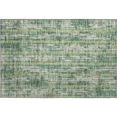 Premium Machine Washable Mayfield AMF892 Green 1'8" x 2'6" Rug