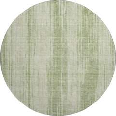 Premium Machine Washable Mayfield AMF893 Aloe 8' x 8' Round Rug