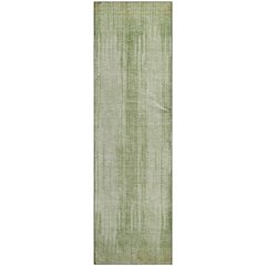 Premium Machine Washable Mayfield AMF893 Aloe 2'3" x 7'6" Runner Rug