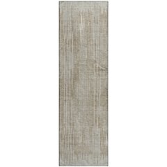 Premium Machine Washable Mayfield AMF893 Beige 2'3" x 7'6" Runner Rug