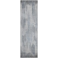 Premium Machine Washable Mayfield AMF893 Gray 2'3" x 7'6" Runner Rug