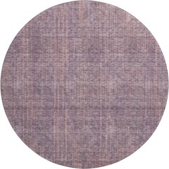 Premium Machine Washable Mayfield AMF893 Mauve 8' x 8' Round Rug