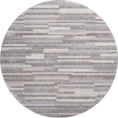 Premium Machine Washable Mayfield AMF894 Lavender 8' x 8' Round Rug