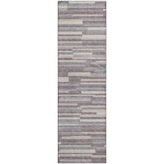 Premium Machine Washable Mayfield AMF894 Lavender 2'3" x 7'6" Runner Rug