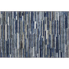 Premium Machine Washable Mayfield AMF894 Navy 1'8" x 2'6" Rug