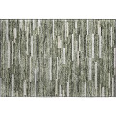 Premium Machine Washable Mayfield AMF894 Olive 1'8" x 2'6" Rug