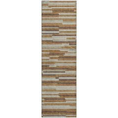 Premium Machine Washable Mayfield AMF894 Paprika 2'3" x 7'6" Runner Rug