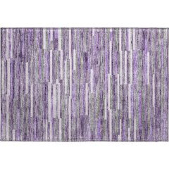 Premium Machine Washable Mayfield AMF894 Purple 1'8" x 2'6" Rug