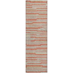 Premium Machine Washable Mayfield AMF894 Salmon 2'3" x 7'6" Runner Rug