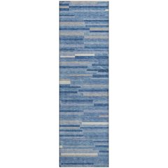 Premium Machine Washable Mayfield AMF894 Sky 2'3" x 7'6" Runner Rug