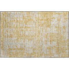 Premium Machine Washable Mayfield AMF895 Gold 1'8" x 2'6" Rug