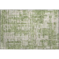 Premium Machine Washable Mayfield AMF895 Green 1'8" x 2'6" Rug
