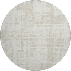 Premium Machine Washable Mayfield AMF895 Ivory 8' x 8' Round Rug