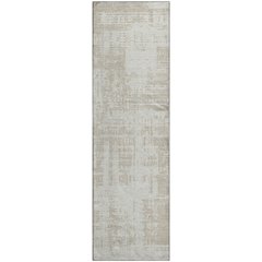 Premium Machine Washable Mayfield AMF895 Ivory 2'3" x 7'6" Runner Rug