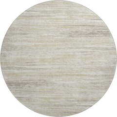 Premium Machine Washable Mayfield AMF896 Beige 8' x 8' Round Rug