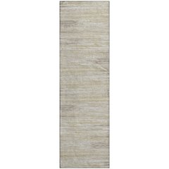 Premium Machine Washable Mayfield AMF896 Beige 2'3" x 7'6" Runner Rug