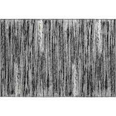 Premium Machine Washable Mayfield AMF896 Black 1'8" x 2'6" Rug