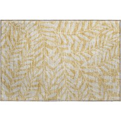 Premium Machine Washable Mayfield AMF899 Gold 1'8" x 2'6" Rug