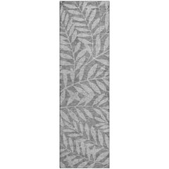Premium Machine Washable Mayfield AMF899 Gray 2'3" x 7'6" Runner Rug
