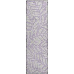 Premium Machine Washable Mayfield AMF899 Lavender 2'3" x 7'6" Runner Rug
