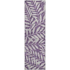 Premium Machine Washable Mayfield AMF899 Purple 2'3" x 7'6" Runner Rug