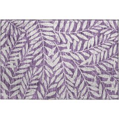 Premium Machine Washable Mayfield AMF899 Purple 1'8" x 2'6" Rug