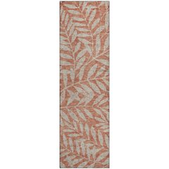Premium Machine Washable Mayfield AMF899 Salmon 2'3" x 7'6" Runner Rug