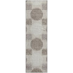 Premium Machine Washable Mayfield AMF900 Beige 2'3" x 7'6" Runner Rug