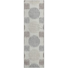 Premium Machine Washable Mayfield AMF900 Ivory 2'3" x 7'6" Runner Rug