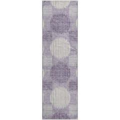 Premium Machine Washable Mayfield AMF900 Purple 2'3" x 7'6" Runner Rug